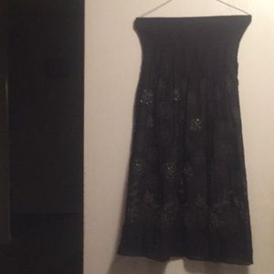 Lapis Sundress (Midi) - Strapless.